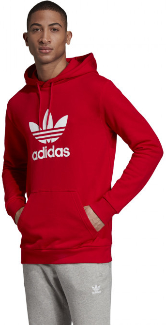 adidas Originals mikina s kapucňou »TREFOIL hoodie «, červená od 47,96 € -  Heureka.sk