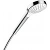 Hansgrohe Croma Select S - Ručná sprcha Vario EcoSmart 9 l/min, biela/chróm 26803400