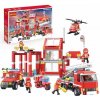 Stavebnica COGO Veľká hasičská stanica kompatibilná 827 dielikov