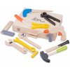 Drevený kufrík s náradím - 12 ks