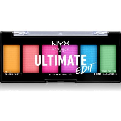 NYX Professional Makeup Ultimate Edit Petite Shadow paletka očných tieňov odtieň 02 Brights 6x1.2 g