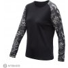 Sensor MERINO BLEND IMPRESS dámske tričko, čierna/zebra XL