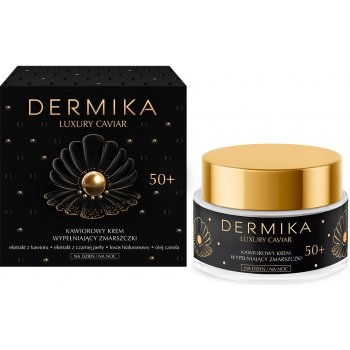 Dermika Luxury Caviar 50+ krém na vyplnenie vrások na deň a noc 50 ml