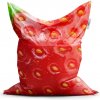 Sablio Sedací vak Detail jahody - 150x100 cm