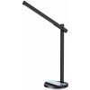 Immax 08969L BEAM stolová lampa LED 18W 110-400lm 2800-5000K, čierna, dotykové ovládanie, stmievateľné, Qi bezdrátové nabíjanie pre smartfóny, CCT