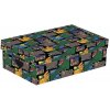 oxybag krabica lamino malá - 35,5 x 24 x 9 cm - Dinosaurus