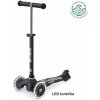 KOLOBEŹKA MINI MICRO DELUXE ECO LED BLACK MMD165