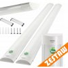 BERGE Sada 2 LED žiaroviek 120 cm prisadené panelové svietidlo 36 W 3600 lm denné svetlo farba