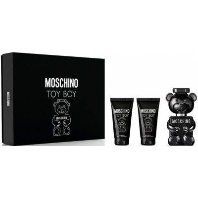 Moschino Toy Boy parfumovaná voda 50 ml + balzam po holení 50 ml + sprchový gél 50 ml, darčeková sada pre mužov