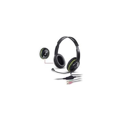 Genius headset - HS-400A, 113 dB, 40 mm reproduktory pro hluboké basy