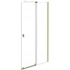 Besco VAYO GOLD Walk-In s posuvnou stenou 140x200 cm sklo Číre profil Zlatý 1x vzpera BCVAYO140GC