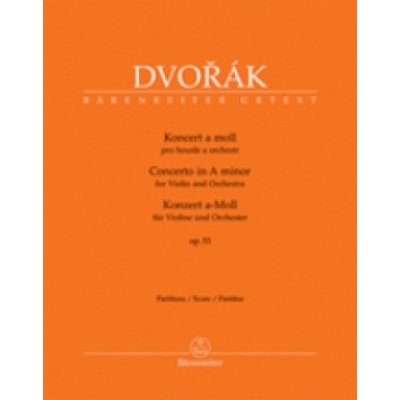 Koncert pro housle a orchestr a moll op. 53 - Dvořák Antonín
