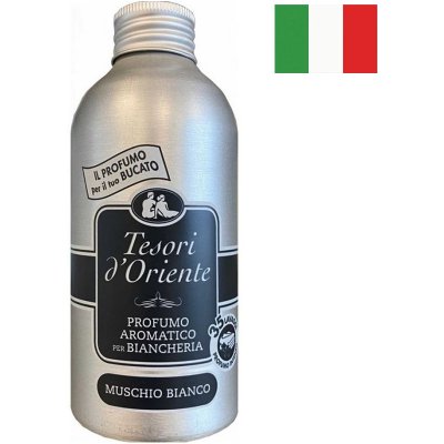 Tesori d'Oriente Profumo aromatico per biancheria, muschio bianco