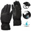 PRO nepremokavé zimné športové rukavice čierne