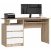 Ak furniture CLP 135 cm dub sonoma / biely