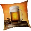 JERRY FABRICS Vankúšik Pivo Polyester, 40/40 cm