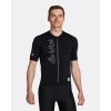 Kilpi PETRANA-M tmavosivý merino cyklistický dres + KILPI PRESSURE-M Čierne cyklistické šortky - M