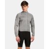 KILPI RAINAR-M Svetlo šedá pánska cyklistická bunda - 3XL