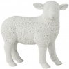 LENE BJERRE Veľkonočná dekorácia – Ovečka stojacia biela, 10 × 11 cm