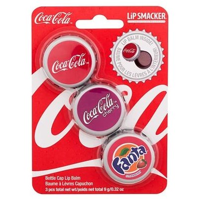 Lip Smacker Coca-Cola Bottle Cap Lip Balm : balzám na rty 3 x 3 g