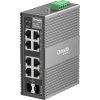 TP-Link OMADA průmyslový switch IES208G (6xGbE,2xGbE/SFPcombo,DIN,IP40,fanless) IES208G
