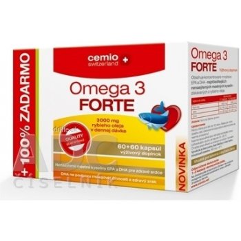 Cemio Omega Forte 3000 mg 120 kapsúl