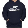 Fajntričko Mikina-The Walking Pet, Farba tmavo modrá, Strih/ Variant Pánsky/UNISEX