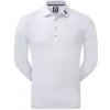 Pánske golfové tričko FootJoy Thermolite Smooth Pique Biela XL