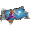 Fototapeta diera na stenu 3D Tenista 95x73 cm