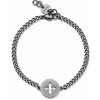 S'Agapõ Štýlový pánsky náramok z ocele Rebel SRB16