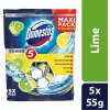 Domestos Power 5 tuhý WC blok Lime 5 x 55 g