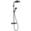 Hansgrohe Activera S - Sprchový set s termostatom, priemer 24 cm, 2 prúdy, EcoSmart+, matná čierna - 28083670