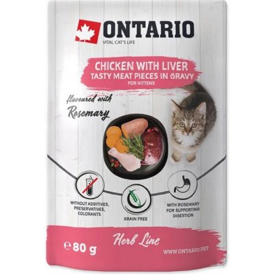 Ontario Herb pre mačiatka kura 80 g