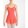 DOMYOS Dievčenská baletná tunika 500 koralová 141-148 cm