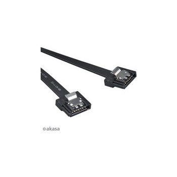Kabel AKASA Super slim SATA3 datový kabel k HDD,SSD a optickým mechanikám,  černý, 15cm AK-CBSA05-15BK od 3,8 € - Heureka.sk
