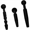 Master Series Dark Rods Silicone Penis Plug Set 3ks