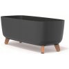 PROSPERPLAST Kvetináč GRACIA CASE 58cm antracit