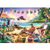TREFL Puzzle Premium Plus Disney Lilo & Stitch: Plážová párty 1000 dielikov