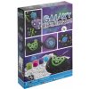 Kreatívny set maľovanie kamienkov galaxy 3 kamene + 5 farieb + nalepovacie oči a hviezdičky