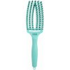 Olivia Garden Finger Brush kefa na vlasy masážna 6-radová stredná mint