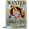 ABYstyle Plechová ceduľa One Piece - Luffy Wanted