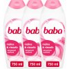 Detský penový sprchový kúpeľ Malina a ružové drevo 3x750ml Baba
