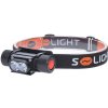 Solight WN41 Čelové LED nabíjacie svietidlo, 650lm, IP44, Li-ion, USB, čierna
