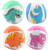 Loptička mäkká 10 cm s dinosaurom 4 ks