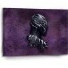 Sablio Obraz BLACK PANTHER z profilu Fialový hmlistý - 90x60 cm