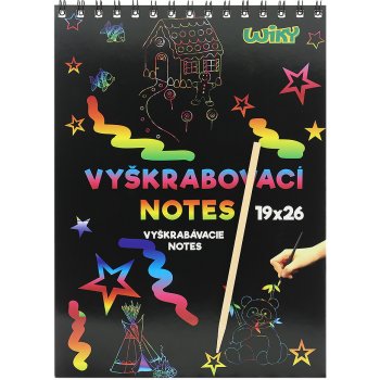 Wiky vyškrabávacie notes 6 listov