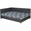 New design Posteľ 140x200 ELITE L 119/53 OLD matrac látka 119/korpus + čelo látka 53 - matrac BONO D4 čalúnené 145 cm x 80 cm x 205 cm