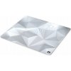 Endorfy podložka na stůl Crystal L Onyx White / 450×400×3 mm / voděodolná / bílá EY6B009