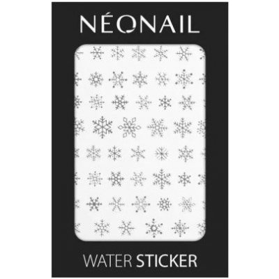 NeoNail vianočná vodolepka na nechty vločky- NN38