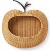 Ferm Living Nástenná kapsa Apple Braided Wall Pocket, natural